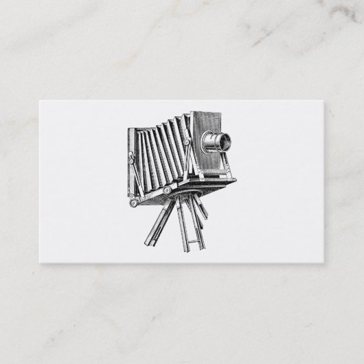 Vintage Kamera - antikes Visitenkarte (Vorderseite)