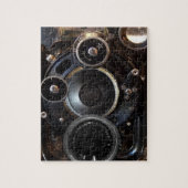 Vintage Kamera Antikfotografie Puzzle (Vertikal)