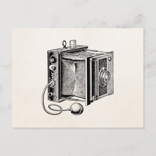 Vintage Kamera - Antikkameras Fotografie Postkarte (Vorderseite)