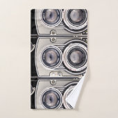 Vintage Kamera  Badhandtuch Set (Handtuch)