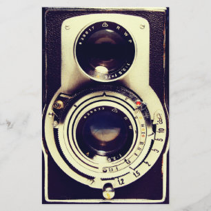 Vintage Kamera Briefpapier