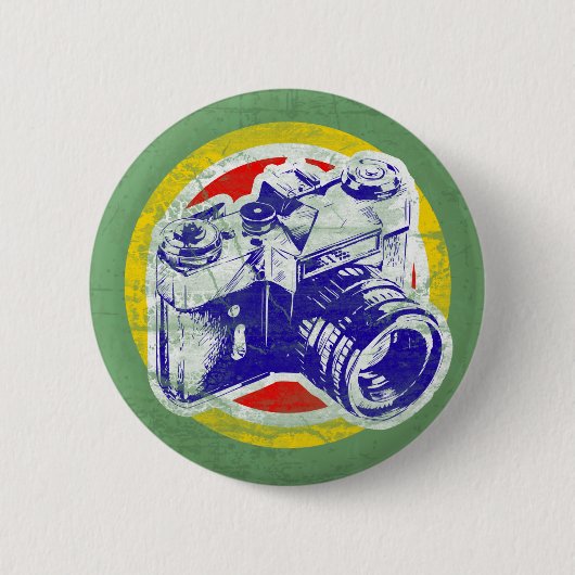 Vintage Kamera Button (Vorderseite)