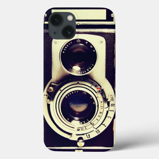 Vintage Kamera Case-Mate iPhone Hülle (Rückseite)