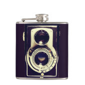 Vintage Kamera Flachmann (Vorderseite)