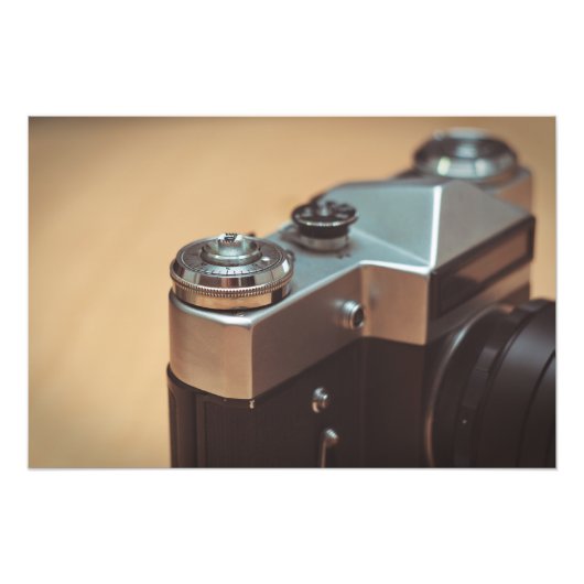 Vintage Kamera Fotodruck (Vorne)