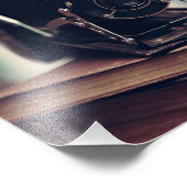 Vintage Kamera Fotodruck (Ecke)