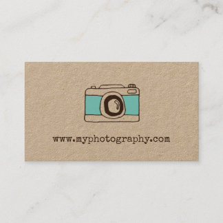 Vintage Kamera-Fotografie-Geschäfts-Karte Visitenkarte