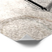 Vintage Kamera - Fotografie-Retro Poster (Ecke)