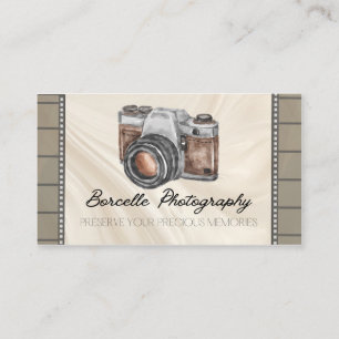 Vintage-Kamera-Fotografie-Visitenkarte Visitenkarte