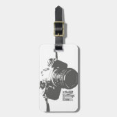Vintage Kamera Gepäckanhänger (Vorderseite vertikal)