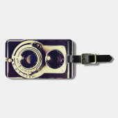 Vintage Kamera Gepäckanhänger (Vorderseite horizontal)