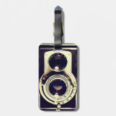 Vintage Kamera Gepäckanhänger (Rückseite vertikal)