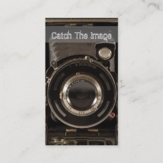 Vintage Kamera Geschäftskarten Fotografie Visitenkarte