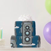 Vintage Kamera Geschenkpapier