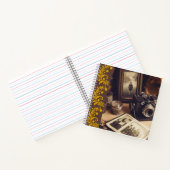 Vintage-Kamera-Journal-Notizbuch Notizblock (Innenseite)