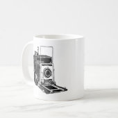 Vintage Kamera Kaffeetasse (Vorderseite Links)
