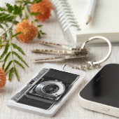 VINTAGE KAMERA-Kamera von V Monogram AK Schlüsselanhänger (Vorderseite rechts)