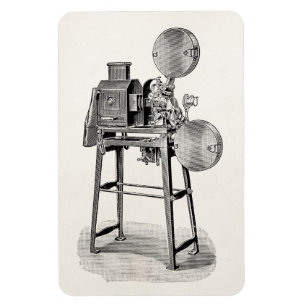 Vintage Kamera-Kinematografie-Ausrüstung Magnet