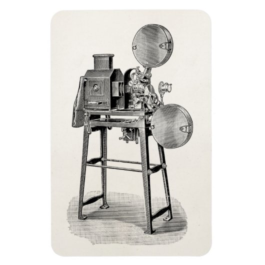 Vintage Kamera-Kinematografie-Ausrüstung Magnet (Vertikal)