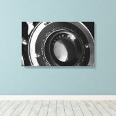 Vintage Kamera Leinwanddruck (Insitu (Holzboden))