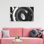 Vintage Kamera Leinwanddruck (Insitu (Wohnzimmer))