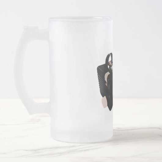 Vintage Kamera Mattglas Bierglas (Links)