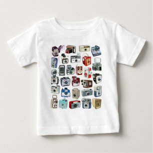 Vintage-Kamera-Montage Baby T-shirt