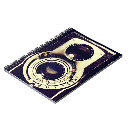 Vintage Kamera Notizblock (Linke Seite)