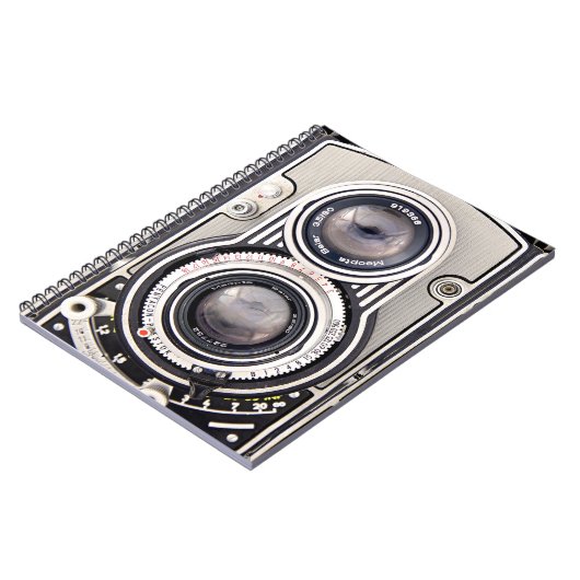 Vintage Kamera Notizblock (Linke Seite)