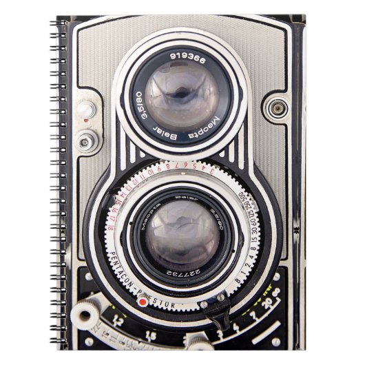 Vintage Kamera Notizblock (Vorderseite)