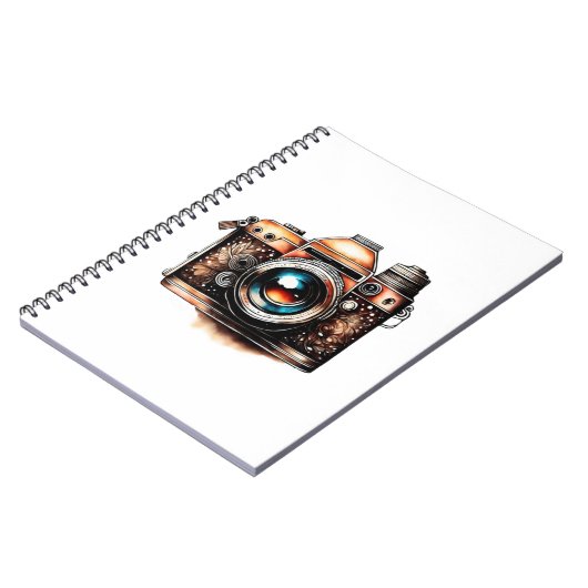 Vintage Kamera Notizblock (Linke Seite)