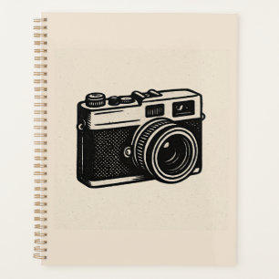 Vintage-Kamera-Notizbuch – Retro-Fotografie-Journa Planer