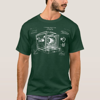 Vintage-Kamera Obscura Patent T-Shirt