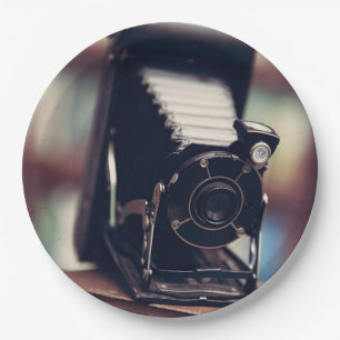 Vintage Kamera Pappteller