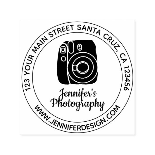 Vintage Kamera Permastempel (Design)