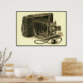 Vintage Kamera Poster (Küche)