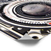 Vintage Kamera Poster (Ecke)