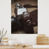 Vintage Kamera Poster (Küche)