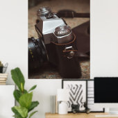 Vintage Kamera Poster (Heimbüro)