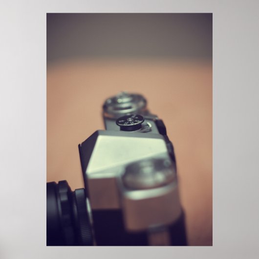 Vintage Kamera Poster (Vorne)