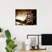 Vintage Kamera Poster (Heimbüro)