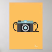 Vintage Kamera Poster (Vorne)