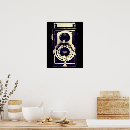 Vintage Kamera Poster (Küche)