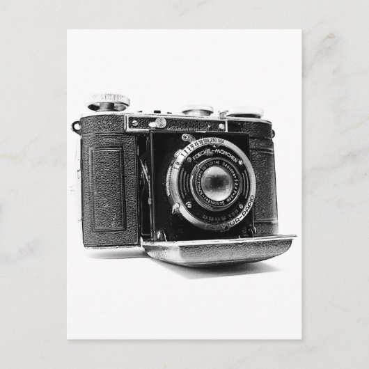 Vintage Kamera Postkarte (Vorderseite)