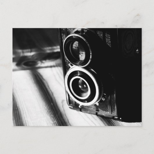 Vintage Kamera Postkarte (Vorderseite)
