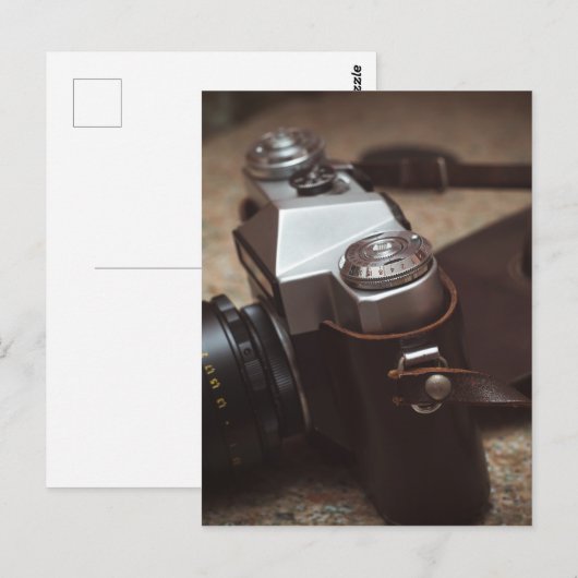 Vintage Kamera Postkarte (Vorne/Hinten)