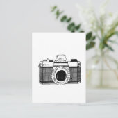 Vintage Kamera Postkarte (Stehend Vorderseite)
