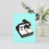 Vintage Kamera Postkarte (Stehend Vorderseite)