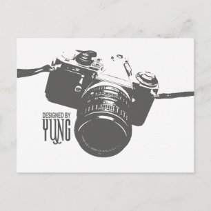 Vintage Kamera Postkarte