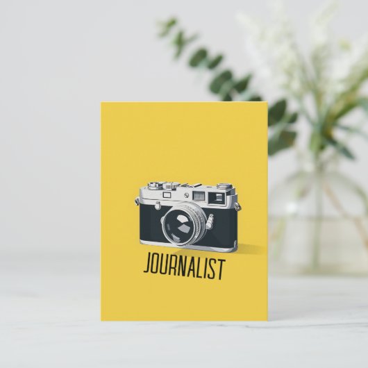 Vintage Kamera Postkarte (Stehend Vorderseite)